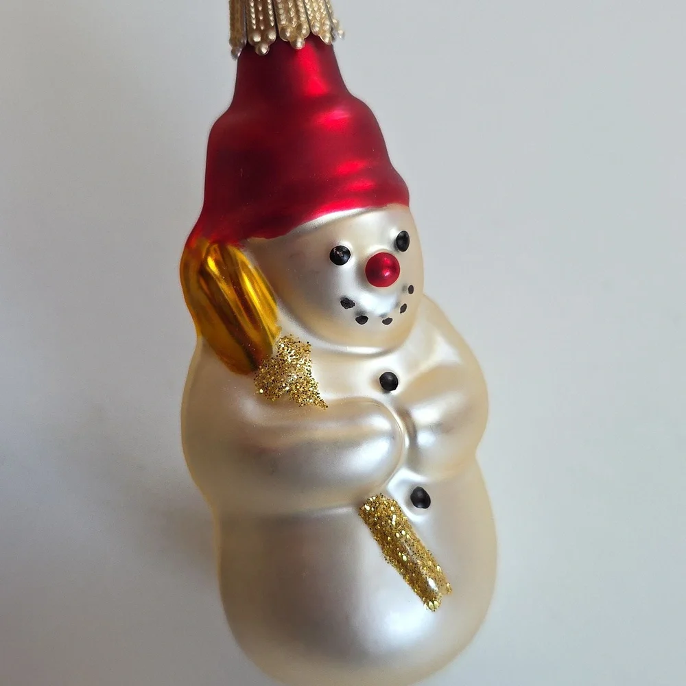 Vintage Blown Glass Christmas Ornaments Set - Germany